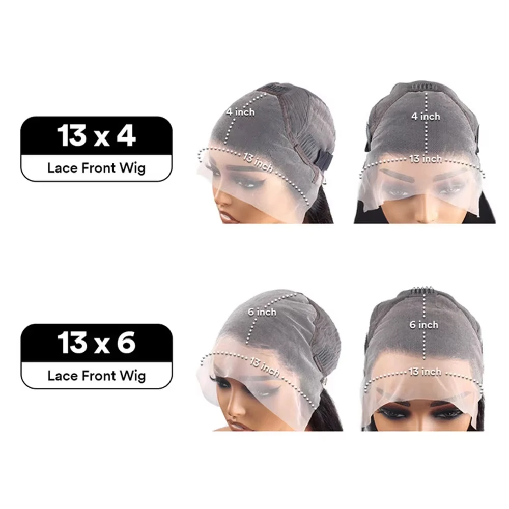 Curly Human Hair Wigs Brazilian Deep Wave Frontal Hd Lace Glueless Wigs Human Hair 40 Inch Water Wave Lace Front Human Hair Wig - Image 6