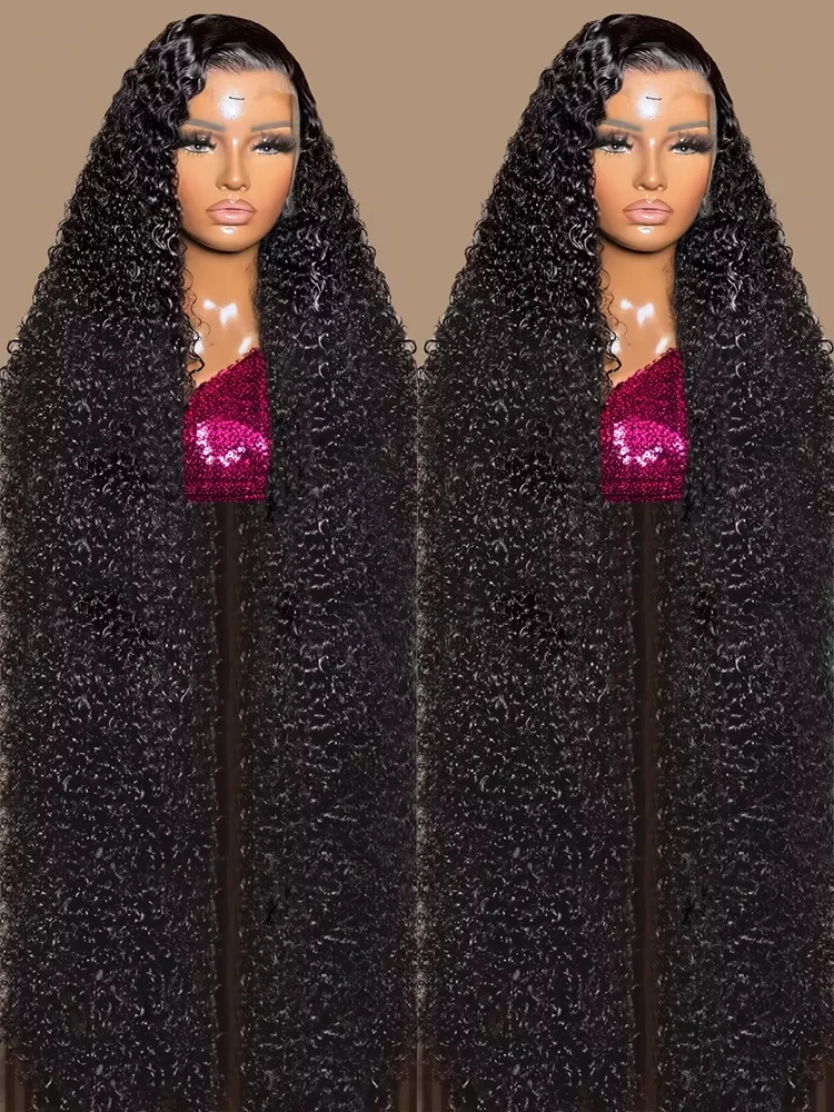 Water Wave Lace Front Human Hair Wig Curly Human Hair Wigs 30 Inch Brazilian Deep Wave Frontal Hd Lace Glueless Wigs Human Hair